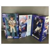 Vtg Starting Lineup Chipper Jones & Mike Piazza