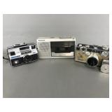 Panasonic Cassette Player, Vintage Argus & Kodak