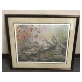 Bobwhite Quail By Jim Foote Wildlife Framed Print