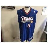 Vtg Blue Philadelphia 76ers Allen Iverson Jersey