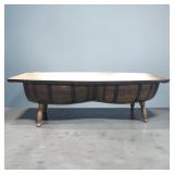 Unique Vintage Whisky Barrel Coffee Table