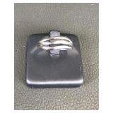 .925 sterling 3 band wave ring