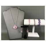 Handmade Swarovski Crystal & Rivoli Stone Jewelry