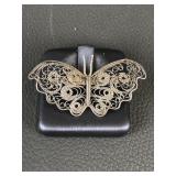 .925 Sterling Silver Vintage Handmade Butterfly