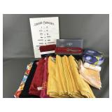 Vtg Gerber Miming Steak Knives, Kitchen Towels &