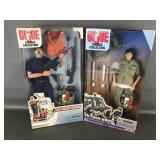 Gi Joe Vietnam Nurse & Us Coast Guard Action Figs