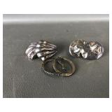 Signed 925 Sterling Silver Earrings