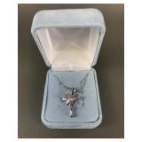 Epiphany Sterling Silver Cross Necklace