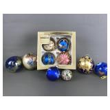 Unique Hand Painted Artisan Ornaments, Mcm Beaded
