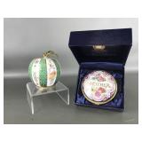 Royal Worcester Apple Candle Snuffers & Mother