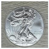 2014 American Silver Eagle 1 oz .999 Fine Silver