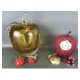 Artisan Glass Apple, Sarah Cov Brooch & More