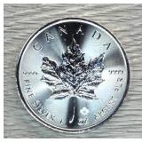 2017 1oz Canadian Maple Leaf .999 Fine Silver