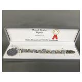 New Marcel Drucker Quartz Hidden Dial Watch