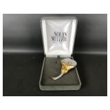 Nolan Miller Glamour Calla Lily Brooch Pin
