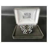 Nolan Miller Glamour Butterfly Brooch Pin