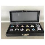 Statement Costume Jewelry Rings In Box
