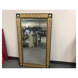 Hollywood Regency-style Mirror With Greek Key
