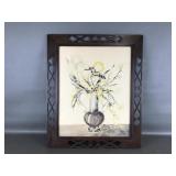 Vintage A. Harrison Floral Artwork Print