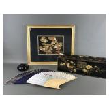 Oriental Accent Chinese Lacquer Box & More