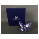 Swarovski Crystal Violet Butterfly Figurine