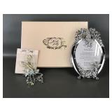 Vtg Kirks Folly Photo Frame & Fairy Brooch