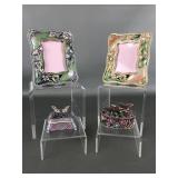 Aromark Enamel Frames & Trinket Boxes