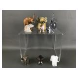 Carved Wood, Glass & More Elephant Figurines