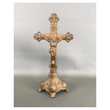 Antique Or Vintage Baroque Alter Crucifix