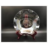 Vtg Jeannette Glass Floragold Louisa Pattern Bowl