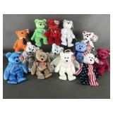 Vtg Ty Beanie Babies Bears Including Ty 2k