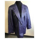 Denim & Co Qvc Style Leather Jacket Sz 1x