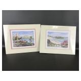 Carole Holding Watercolour Bermuda Signed Prints