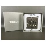 Modern Trifari Inital D Pocket Mirror