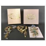 Kirks Folly Gold Tone Angel & Fairy Brooch Pins