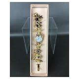 Kirks Folly Gold Tone Charm Watch