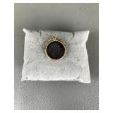 Victorian Gold-plated Intaglio Pendant