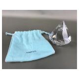 Etched Tiffany & Co Diamond Paper Weight