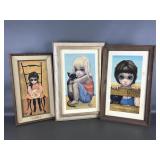 Margaret Keane 'big Eyes' Little Girl Prints