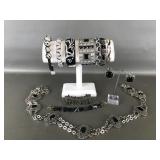 Vintage & Modern Silver Tone Costume Jewelry