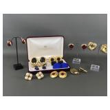 Vintage Costume Jewelry Clip On Earrings