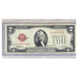 Series of 1928 D $2 Dollar Red Seal Note