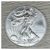 2014 American Silver Eagle 1 oz .999 Fine Silver