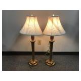 Neoclassical Gilded Table Lamps