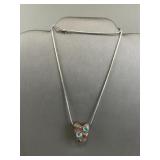 .925 Sterling Silver Italian Pendant & Chain