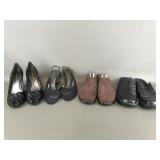Naturalizer black patent leather peep-toe heels&