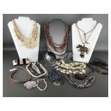 Mother Of Pearl, Shell, Leather & More Jewelry