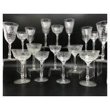Vtg Libbey Halifax Rock Sharpe Glasses
