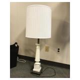 Tall Porcelain Floral Table Lamp