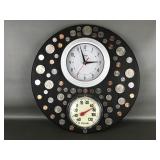 Handmade Equity United States Coins Wall Clock &